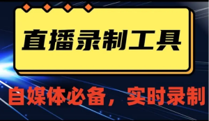 三款免费直播录制工具，让精彩瞬间永不落幕-BIG设计